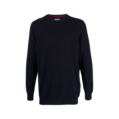 Maglione Uomo Harrow in misto Lana Blu Barbour- Francavilla Moda