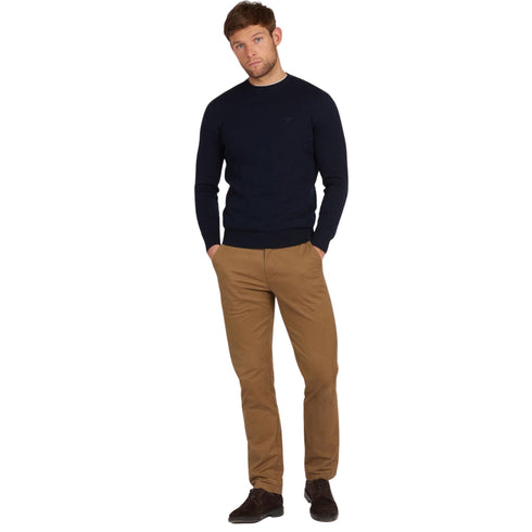 Barbour Pullover Pullover Uomo in cotone morbido e leggero Blu P24-BARBOURMKN1164-NY91-M - Francavilla Moda