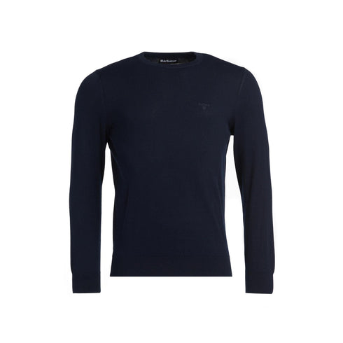 Barbour Pullover Pullover Uomo in cotone morbido e leggero Blu P24-BARBOURMKN1164-NY91-M - Francavilla Moda