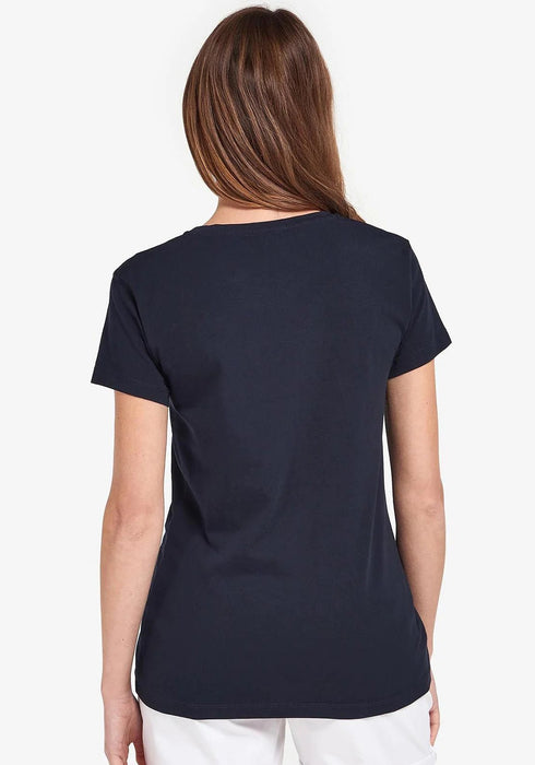 T-shirt Donna Otterburn Blu Barbour- Francavilla Moda