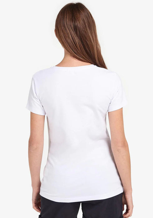 T-shirt Donna Otterburn Bianco Barbour- Francavilla Moda