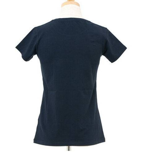 T-shirt Donna Rebecca tee tinta unita stampa logo Rosa BARBOUR- Francavilla Moda