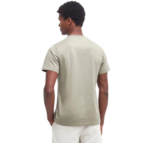 Barbour T-Shirt T-shirt Uomo con logo con stampa scozzese Verde - Francavilla Moda