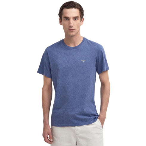 Barbour T-Shirt T-shirt Uomo modello Aboyne sportiva Celeste - Francavilla Moda