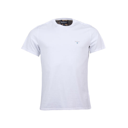 Barbour T-Shirt T-shirt Uomo modello Aboyne sportiva Bianco P24-BARBOURMTS0670-WH11-M - Francavilla Moda