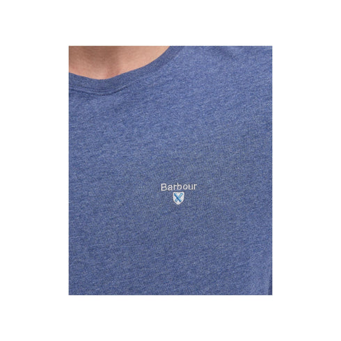 Barbour T-Shirt T-shirt Uomo modello Aboyne sportiva Celeste - Francavilla Moda