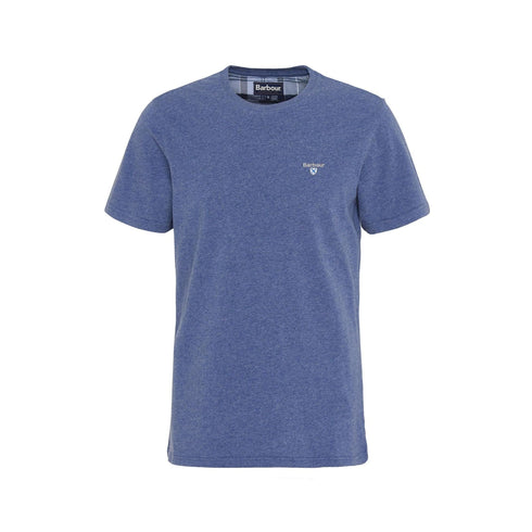Barbour T-Shirt T-shirt Uomo modello Aboyne sportiva Celeste - Francavilla Moda
