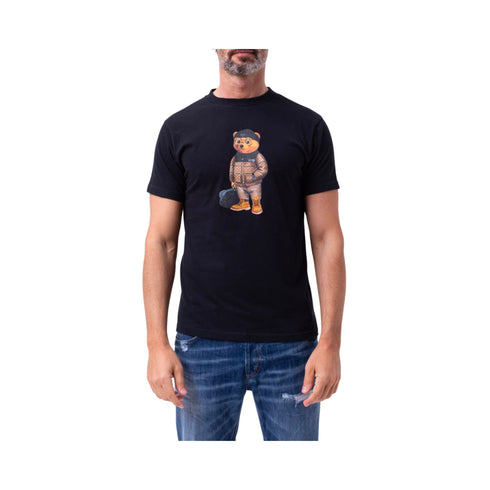 Baron Filou T-Shirt T-shirt Uomo con stampa sul davanti Nero - Francavilla Moda