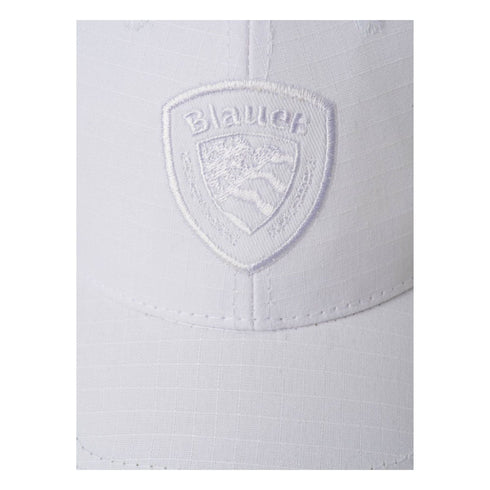 Cappello Donna con visiera e logo Bianco BLAUER- Francavilla Moda