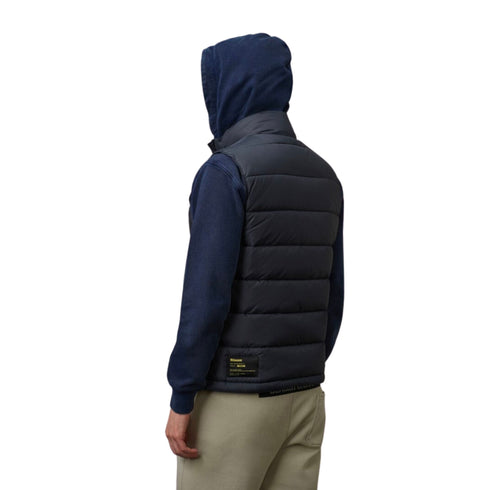 Blauer Piumino smanicato Gilet Uomo con patch Jackson Blu - Francavilla Moda
