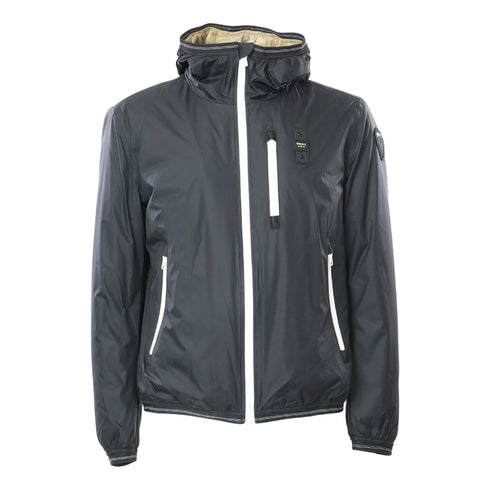 Giubbino Uomo con taschino zip sul petto Nero Blauer- Francavilla Moda