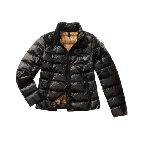 Blauer Piumino corto Piumino Donna corto senza cappuccio Nero - Francavilla Moda