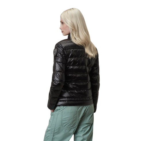 Blauer Piumino corto Piumino Donna corto senza cappuccio Nero - Francavilla Moda