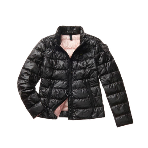 Piumino donna Ella in nylon lucido Nero Blauer- Francavilla Moda