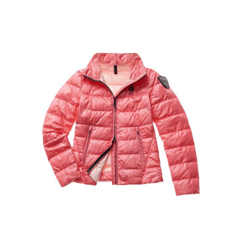 Piumino donna Ella in nylon lucido Bubble Blauer- Francavilla Moda