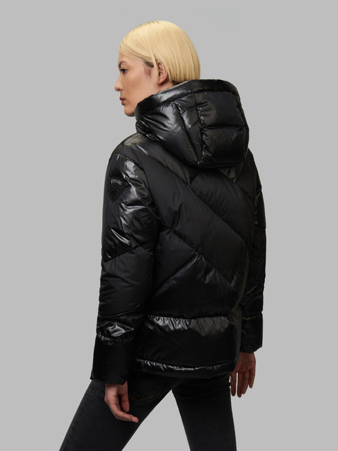 Piumino Donna JOANNE a linee geometriche Chianti BLAUER- Francavilla Moda