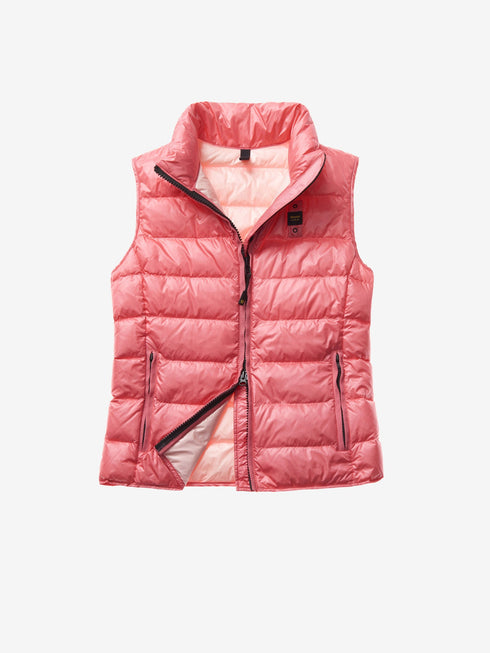 Piumino smanicato Donna Grace antivento Bubble Blauer- Francavilla Moda