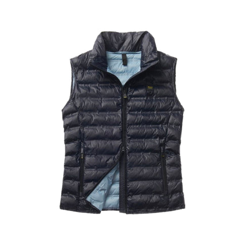 Piumino smanicato Donna Grace antivento Nero Blauer- Francavilla Moda