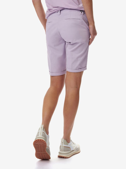 Shorts Donna in cotone con tasche all'americana Lilla BLAUER- Francavilla Moda