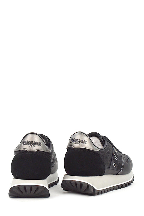 Sneakers Donna basse Millen Nero Blauer- Francavilla Moda