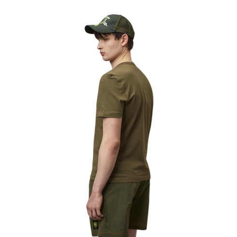 Blauer T-Shirt T-shirt Uomo con scudo sur ton Verde - Francavilla Moda