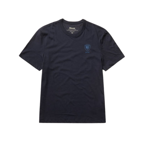 Blauer T-Shirt T-shirt Uomo con scudo sur ton Blu P24-BLAUERBLUH02143004547-888-M - Francavilla Moda