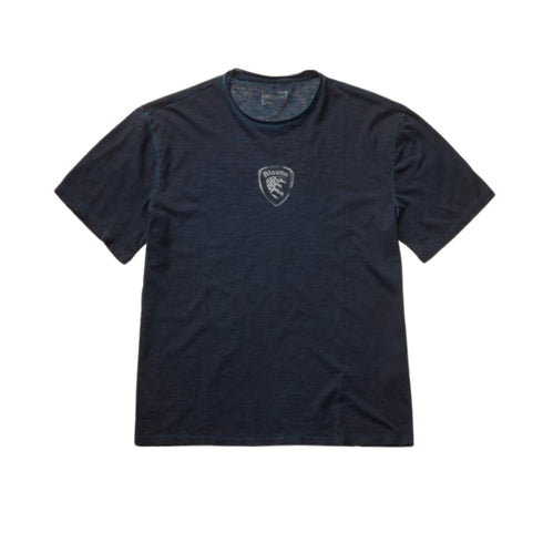 Blauer T-Shirt T-shirt Uomo in tessuto fiammato Blu P24-BLAUERBLUH02345006890-888-M - Francavilla Moda