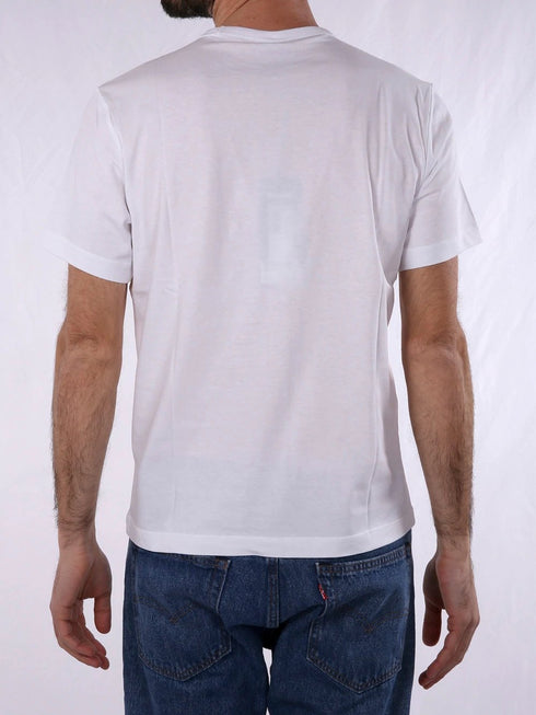 T-shirt Uomo logo piccolo davanti Bianco BLAUER- Francavilla Moda