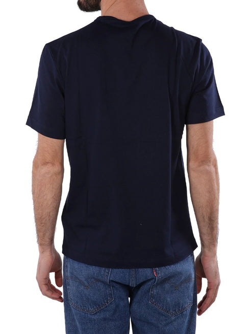 T-shirt Uomo logo piccolo davanti Blu BLAUER- Francavilla Moda