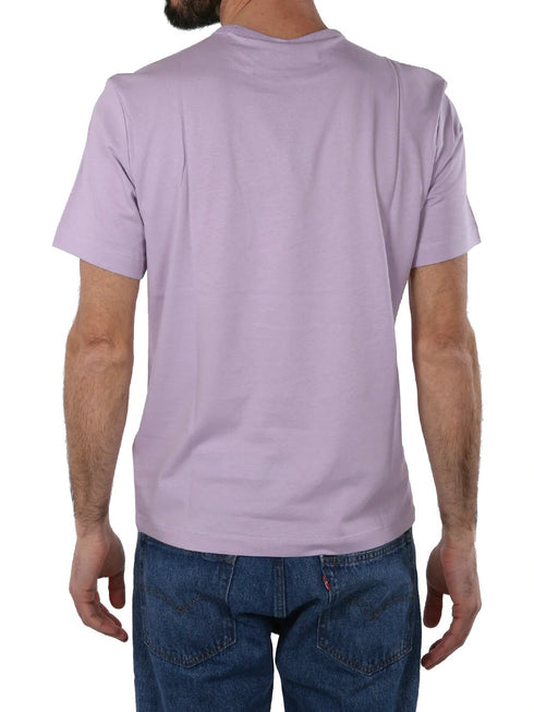 T-shirt Uomo logo piccolo davanti Lilla BLAUER- Francavilla Moda