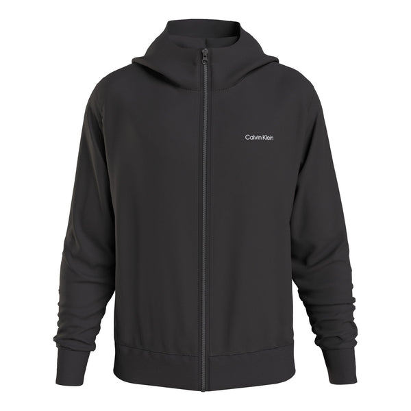 Calvin Klein Felpa con zip Felpa Uomo a zip con micro logo Nero - Francavilla Moda