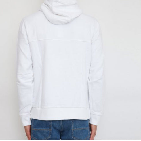 Felpa Uomo cappuccio logo Bianca CALVIN KLEIN- Francavilla Moda