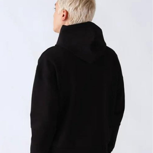 Felpa Uomo cappuccio logo in tono Nero CALVIN KLEIN- Francavilla Moda