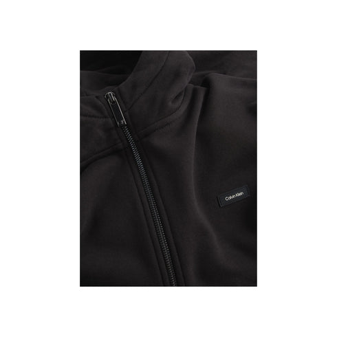 Felpa Uomo in cotone con zip Nero CALVIN KLEIN- Francavilla Moda