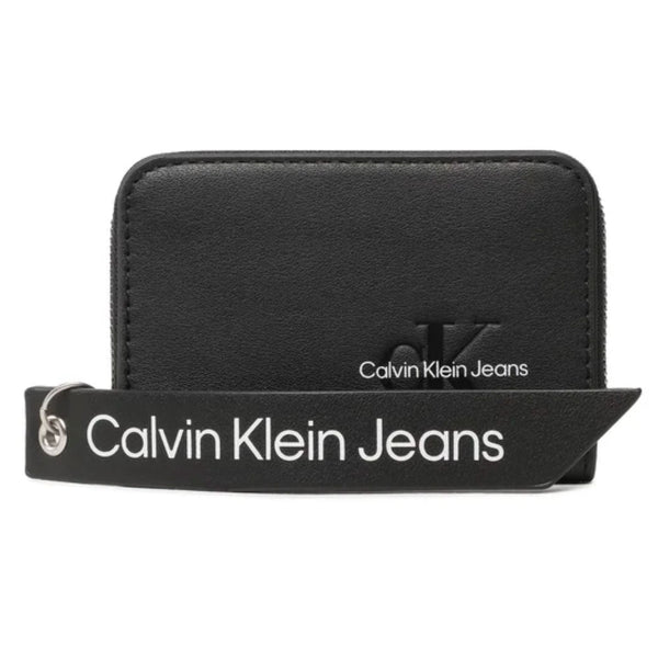 Portafogli Donna con zip around Nero CALVIN KLEIN- Francavilla Moda