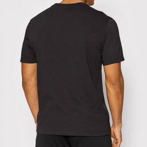 T-shirt Uomo a girocollo con logo frontale Nera CALVIN KLEIN- Francavilla Moda