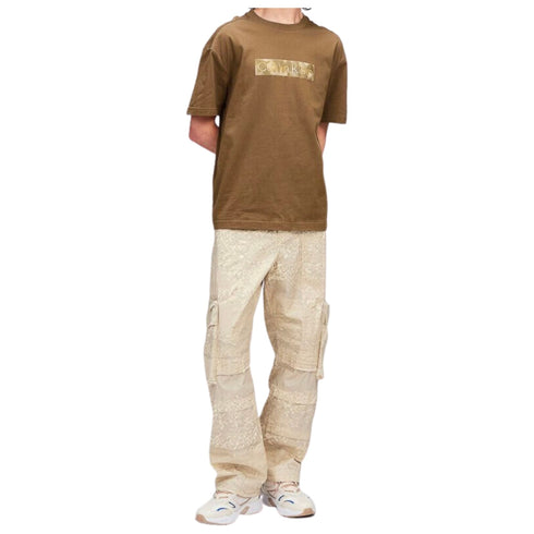 T-shirt Uomo cotone Beige Calvin Klein- Francavilla Moda