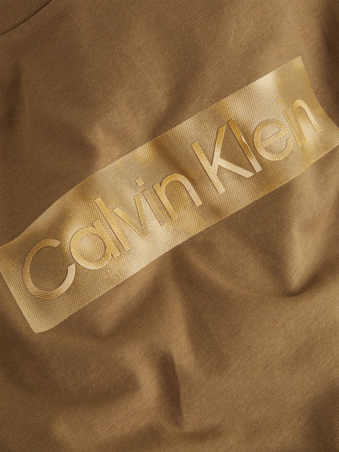 T-shirt Uomo cotone Beige Calvin Klein- Francavilla Moda