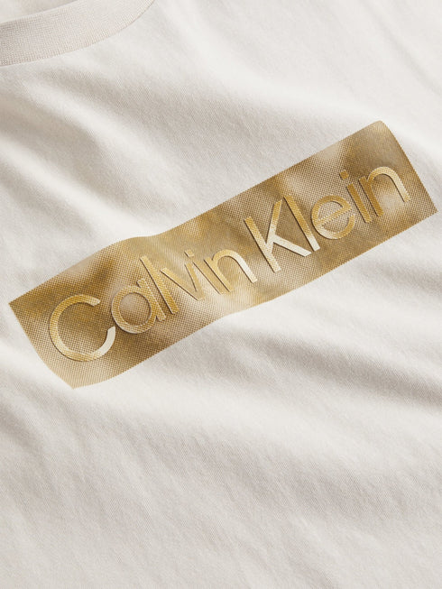 T-shirt Uomo cotone Beige Calvin Klein- Francavilla Moda