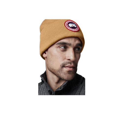Cappello Uomo in lana merino Cammello CANADA GOOSE- Francavilla Moda
