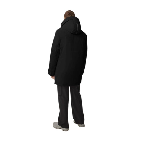 Canada Goose Parka lungo Carson Parka Uomo Black Label Nero - Francavilla Moda