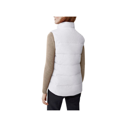 Gilet Donna Freestyle Vest con logo Black Label Ghiaccio CANADA GOOSE- Francavilla Moda