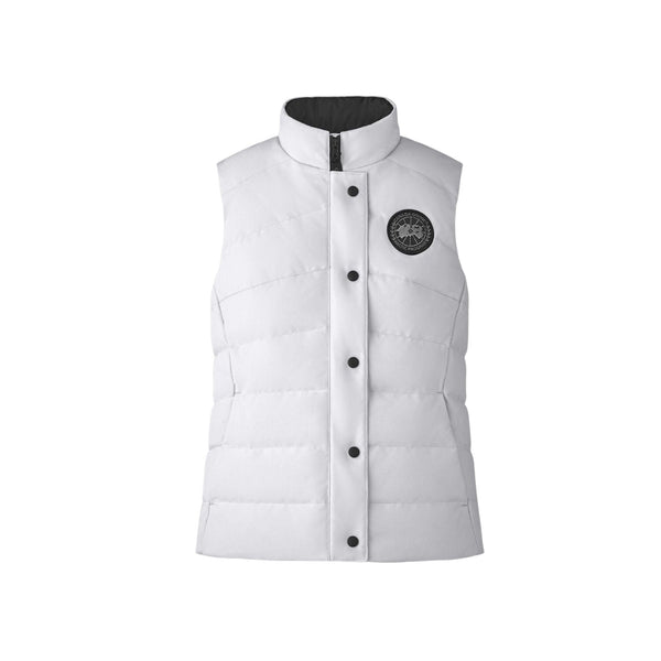 Gilet Donna Freestyle Vest con logo Black Label Ghiaccio CANADA GOOSE- Francavilla Moda