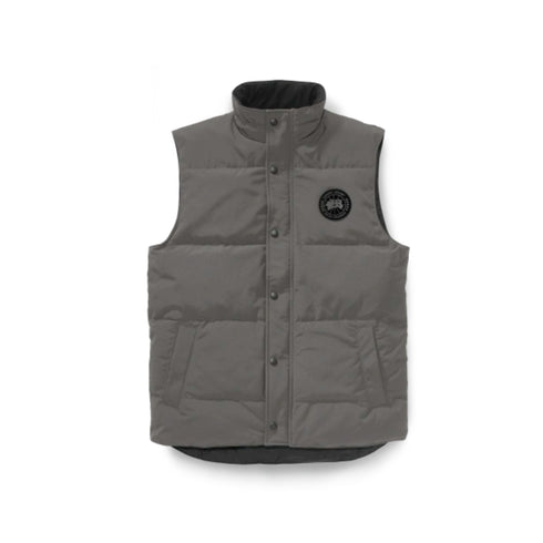 Canada Goose Piumino smanicato Gilet Uomo Garson con bottoni Grigio medio A23-CANADA GOOSE4151MB-811-S - Francavilla Moda