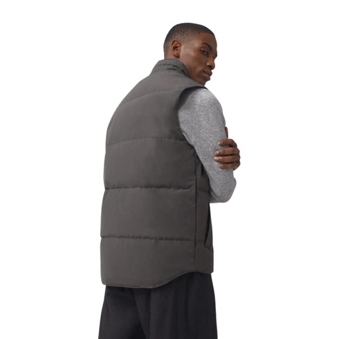 Canada Goose Piumino smanicato Gilet Uomo Garson con bottoni Grigio medio A23-CANADA GOOSE4151MB-811-S - Francavilla Moda