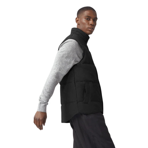 Canada Goose Piumino smanicato Gilet Uomo Garson con bottoni Nero - Francavilla Moda