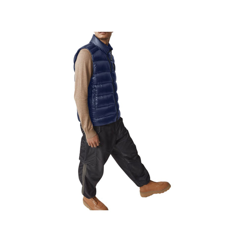 Gilet Uomo in piumino CROFTON Blu chiaro CANADA GOOSE- Francavilla Moda