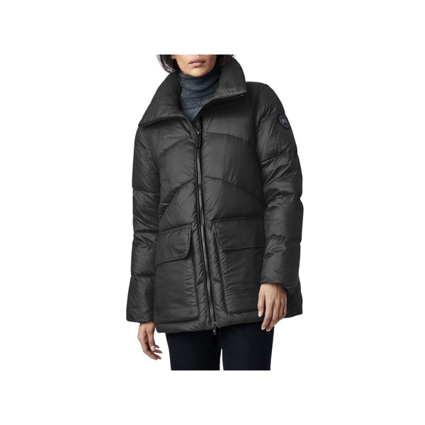 Ockley Parka Donna black label Nero CANADA GOOSE- Francavilla Moda