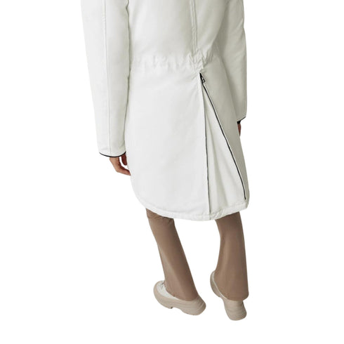 Canada Goose Parka lungo Parka Donna lungo Rossclair Parka Bianco - Francavilla Moda