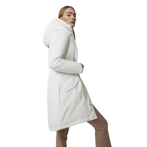 Canada Goose Parka lungo Parka Donna lungo Rossclair Parka Bianco - Francavilla Moda